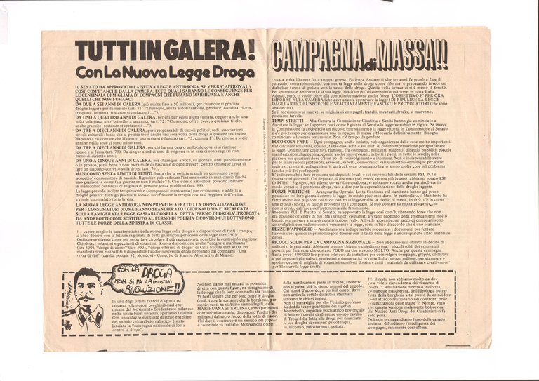 TUTTI IN GALERA! CON LA NUOVA LEGGE DROGA. STAMPA ALTERNATIVA …