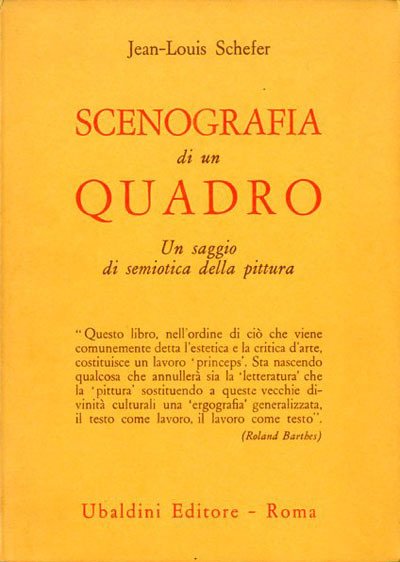 Scenografia di un quadro. Semiotica della pittura.