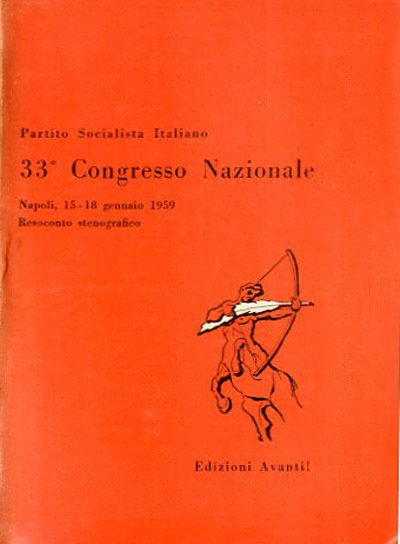 33° congresso nazionale. Napoli, 15-18 gennaio 1959. Resoconto stenografico.