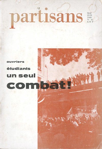 Partisans : revue bimestrielle. N. 42, mai-juin 1968.