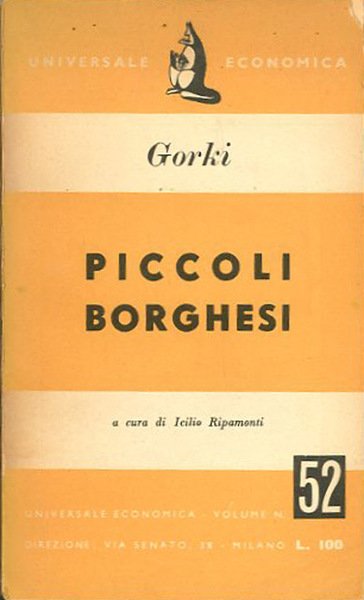 Piccoli borghesi. La costruzione dell'estetico.