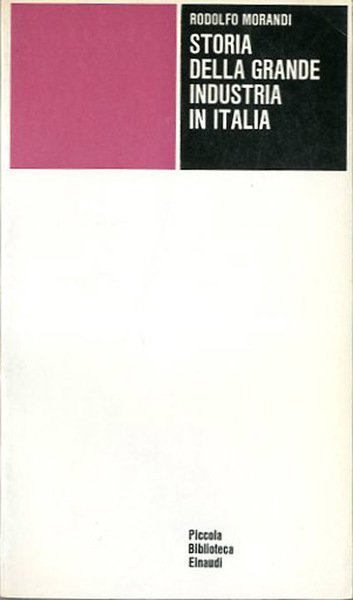 Storia della grande industria in Italia.