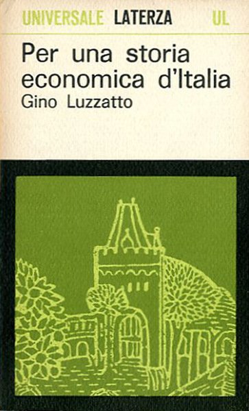 Per una storia economica d'Italia.