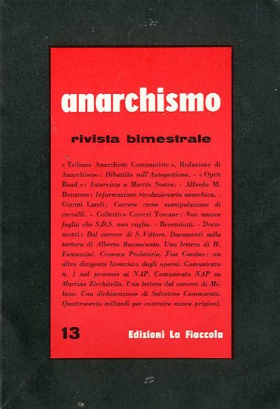 Anarchismo: rivista bimestrale. A. 3, n. 13 (1977).