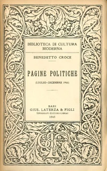 Pagine politiche. Luglio-dicembre 1944. | Immagine Gallery 1