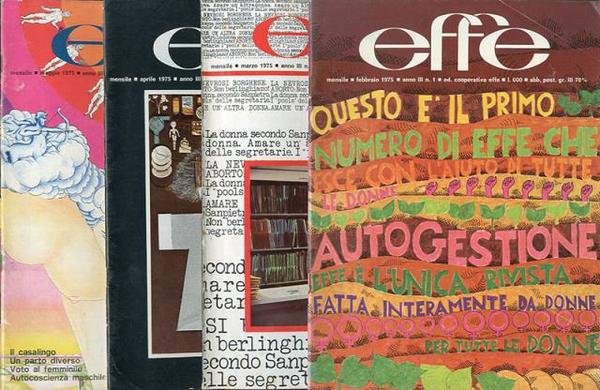 Effe, a. 3, dal n. 1 (feb. 1975) al n. …