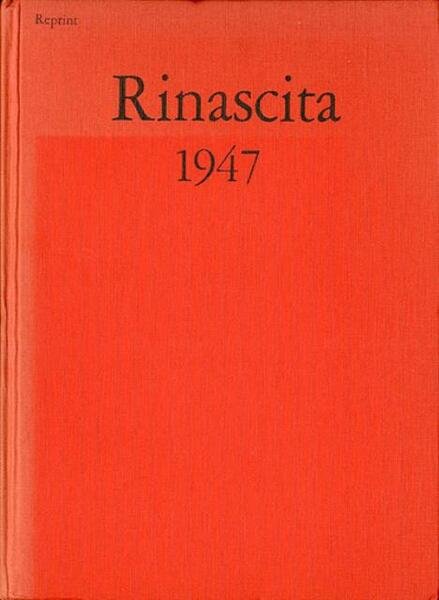 Rinascita 1947.