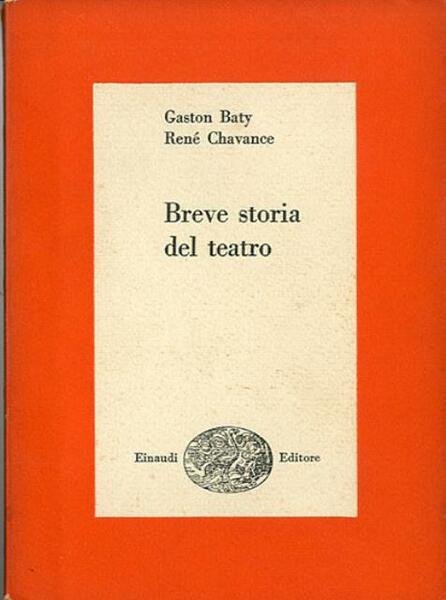 Breve storia del teatro.