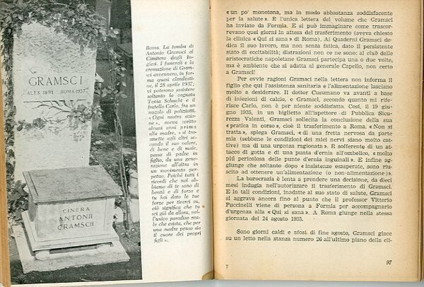 Vita del carcere di Antonio Gramsci.