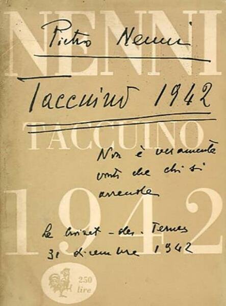 Taccuino 1942.