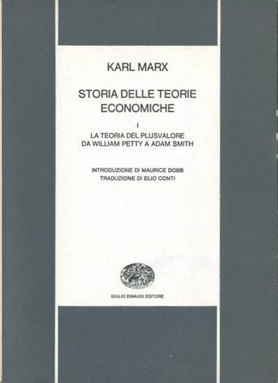 Storia delle teorie economiche.