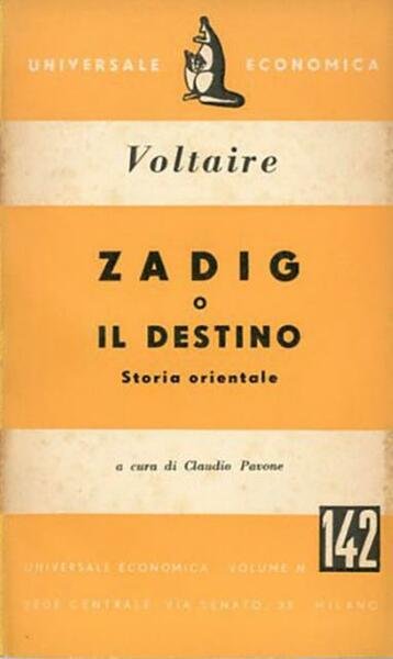 Zadig o il Destino. Storia orientale.