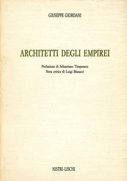 Architetti degli empirei. Poesie.