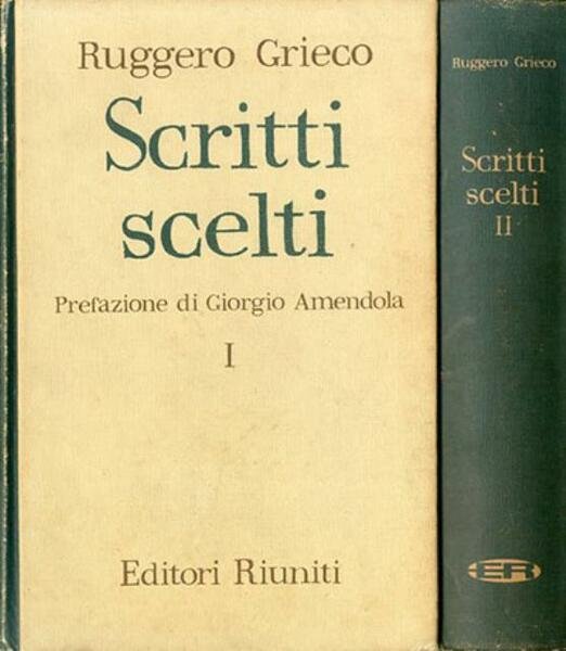 Scritti scelti.