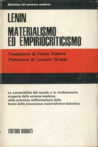 Materialismo ed empiriocriticismo.