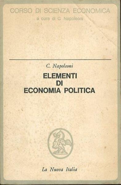 Elementi di economia politica.