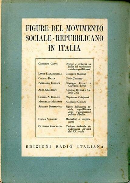 Figure del movimento sociale-repubblicano in Italia.