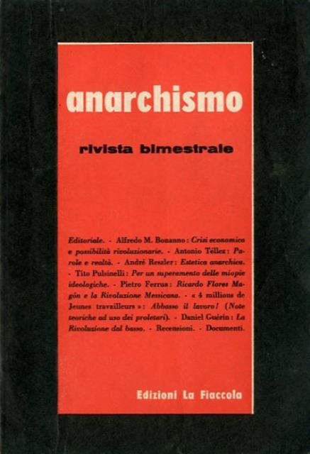 Anarchismo: rivista bimestrale. A. 1, n. 1 (1975).