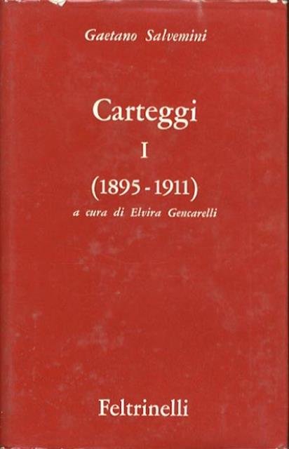 Carteggi I (1895-1911).