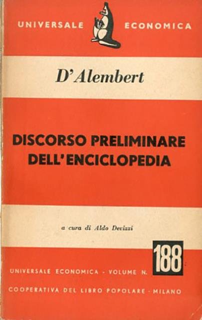 Discorso preliminare dell'enciclopedia.
