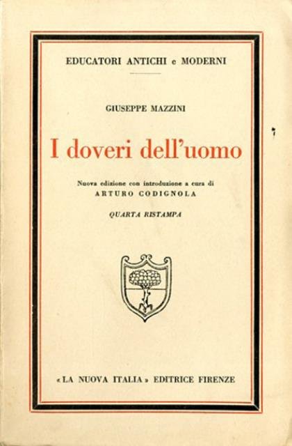 Doveri dell'uomo. Nuova edizione con introduzione a cura di Arturo …