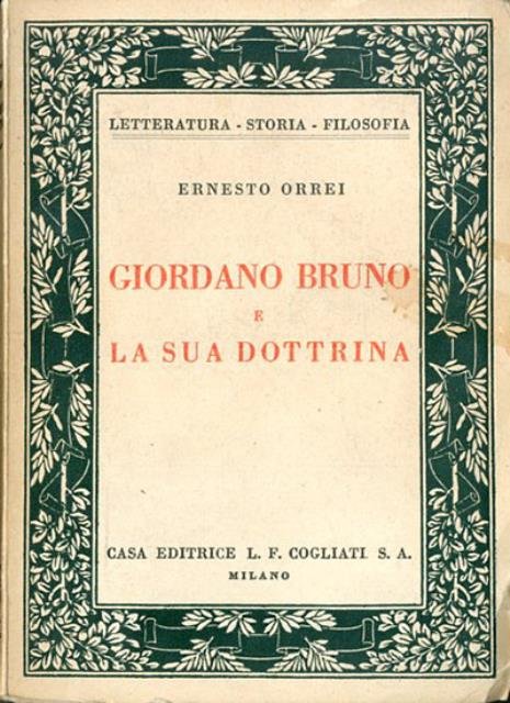 Giordano Bruno e la sua dottrina.