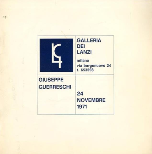 Giuseppe Guerreschi 24 novembre 1971.