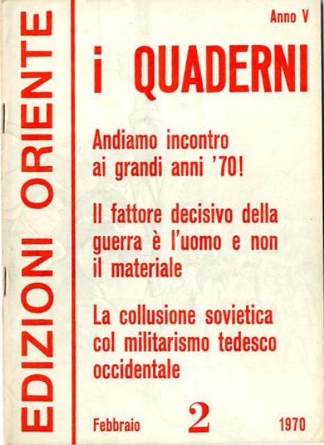 I Quaderni : rivista mensile. A. 5, n. 2 (febbraio …