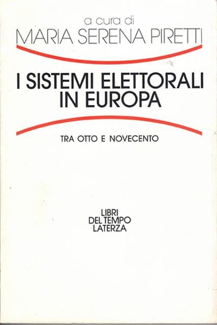 I sistemi elettorali in Europa tra Otto e Novecento.