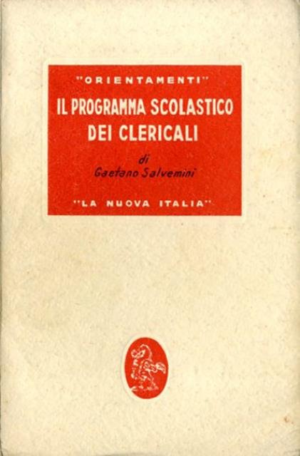 Il programma scolastico dei clericali.