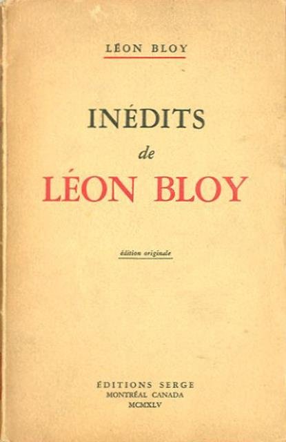 Inedits di Léon Bloy.