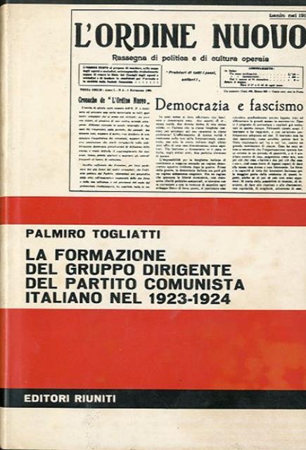 La formazione del gruppo dirigente del Partito comunista italiano nel …