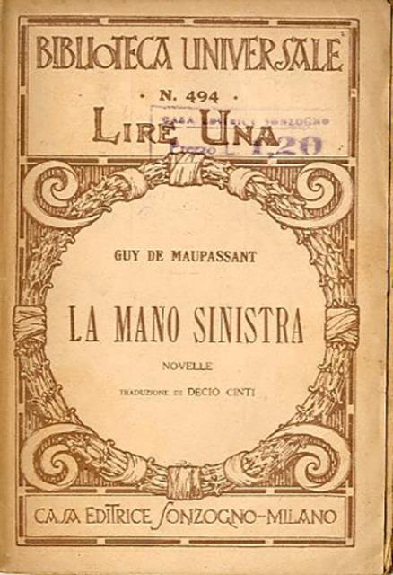 La mano sinistra. Novelle.