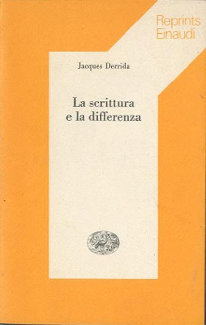 La scrittura e la differenza.