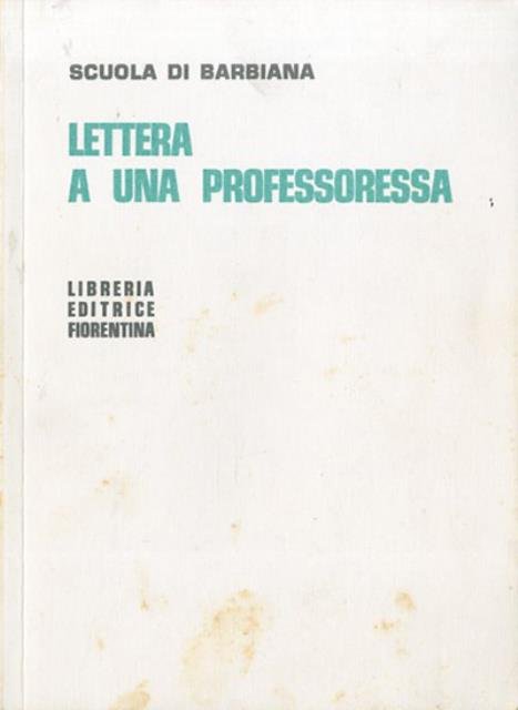 Lettera a una professoressa.