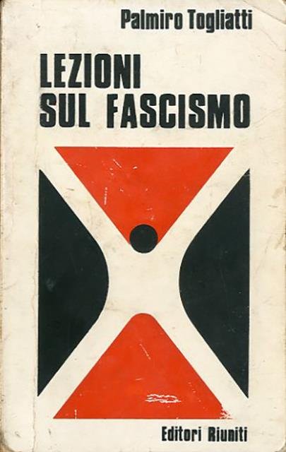 Lezioni sul fascismo.