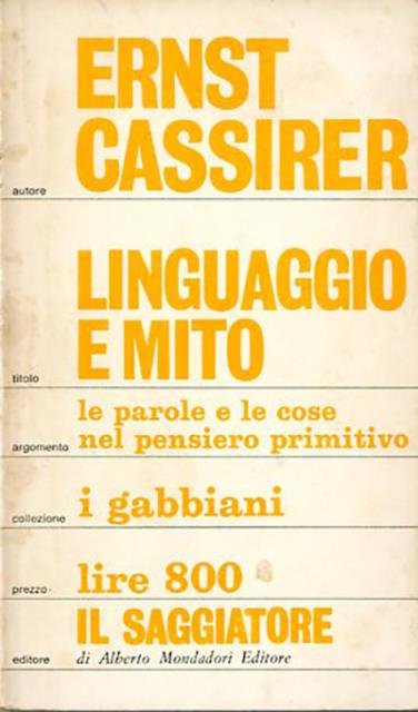 Linguaggio e mito. Contributo al problema dei nomi degli dèi.