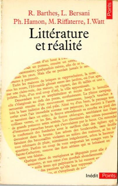 Littérature et réalité.