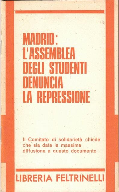 Madrid. L'Assemblea degli studenti denuncia la repressione. | Immagine principale