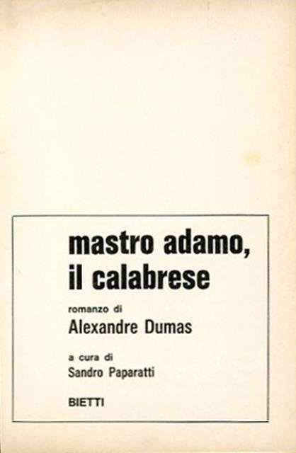 Mastro Adamo, il Calabrese.