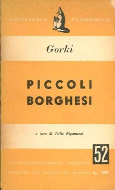 Piccoli borghesi. La costruzione dell'estetico.