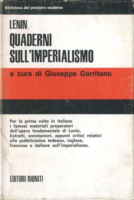 Quaderni sull'imperialismo.