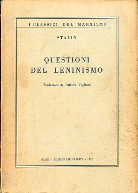 Questioni del leninismo.