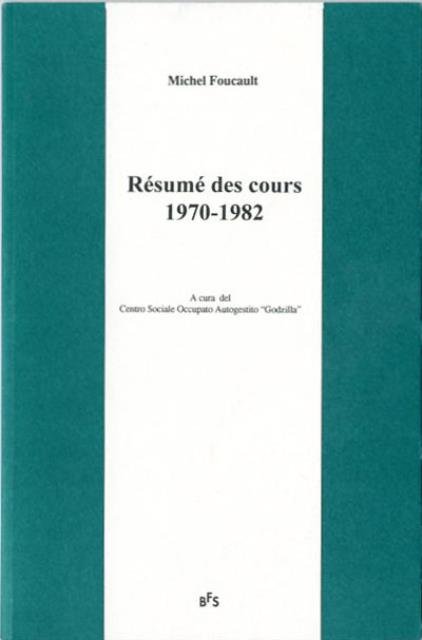 Résumé des cours 1970-1982.