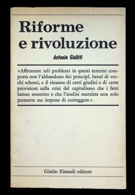 Riforme e rivoluzione.