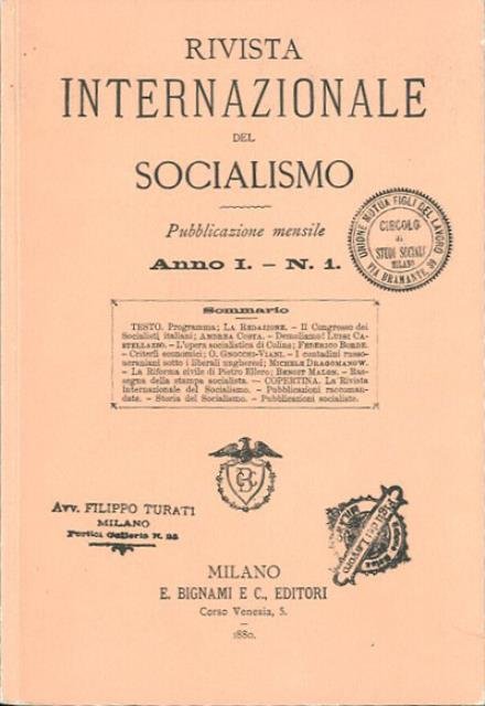 Rivista internazionale del socialismo.