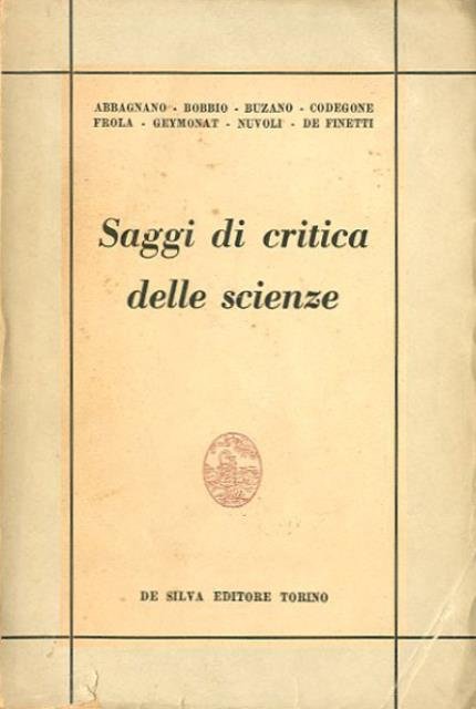 Saggi di critica delle scienze.