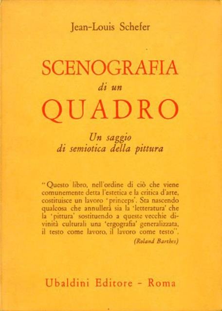 Scenografia di un quadro. Semiotica della pittura.