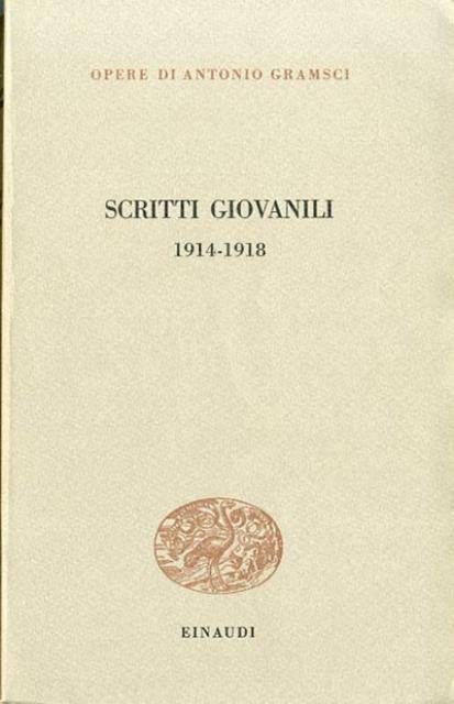 Scritti giovanili 1914-1918.