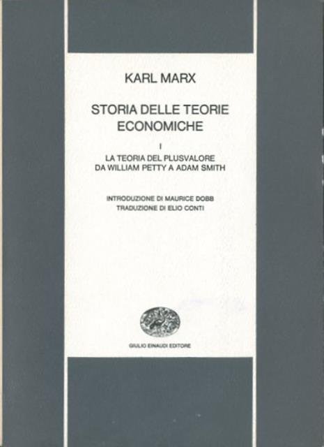 Storia delle teorie economiche.